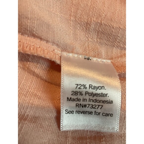 NINE WEST Women Pink Textured Halter Neck Keyhole Tank Top Size L - Picture 8 of 9